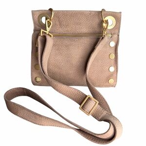 Hammitt Beige Nubuck Leather Small Tony Crossbody Bag